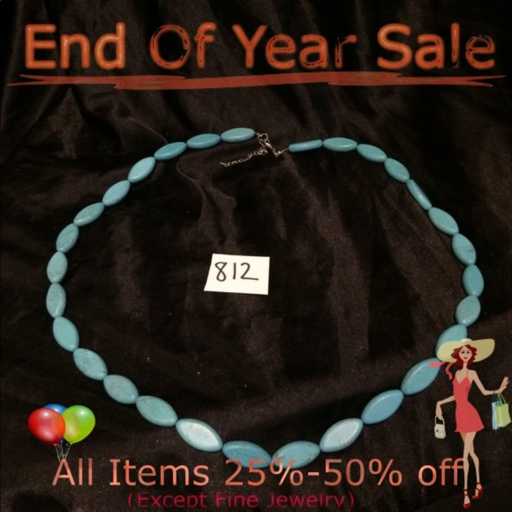 Turquoise Bead Necklace